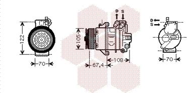 Van Wezel 2900K009 - Compressore, Climatizzatore www.autoricambi360.it