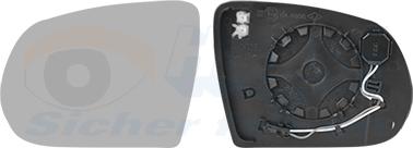 Van Wezel 2120835 - Vetro specchio, Specchio esterno www.autoricambi360.it