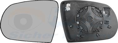 Van Wezel 2120837 - Vetro specchio, Specchio esterno www.autoricambi360.it