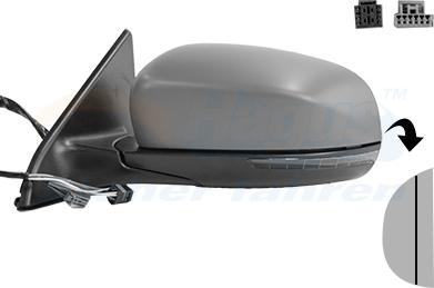 Van Wezel 2128811 - Specchio retrovisore esterno www.autoricambi360.it