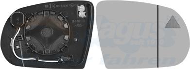 Van Wezel 2128836 - Vetro specchio, Specchio esterno www.autoricambi360.it