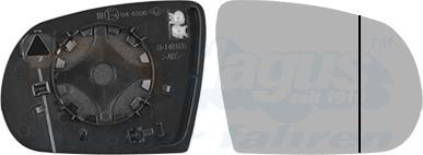 Van Wezel 2128838 - Vetro specchio, Specchio esterno www.autoricambi360.it
