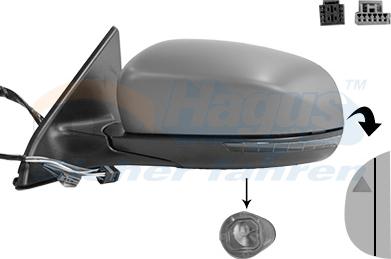 Van Wezel 2128827 - Specchio retrovisore esterno www.autoricambi360.it
