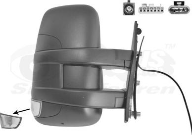 Van Wezel 2816808 - Specchio retrovisore esterno www.autoricambi360.it