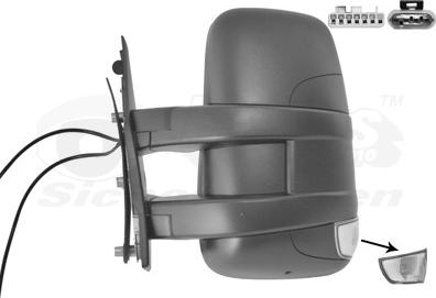 Van Wezel 2816807 - Specchio retrovisore esterno www.autoricambi360.it