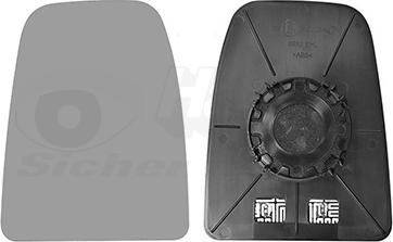 Van Wezel 2817837 - Vetro specchio, Specchio esterno www.autoricambi360.it