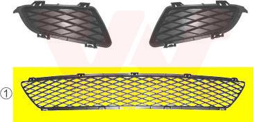 Van Wezel 2754590 - Griglia di ventilazione, Paraurti www.autoricambi360.it