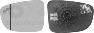 Van Wezel 2766837 - Vetro specchio, Specchio esterno www.autoricambi360.it