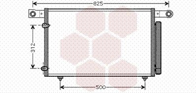 Van Wezel 27005196 - Condensatore, Climatizzatore www.autoricambi360.it