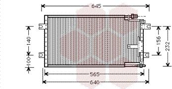 Van Wezel 27005109 - Condensatore, Climatizzatore www.autoricambi360.it