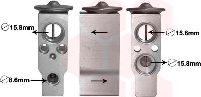 Van Wezel 27001257 - Valvola ad espansione, Climatizzatore www.autoricambi360.it