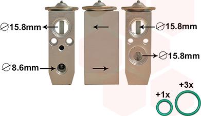 Van Wezel 27001279 - Valvola ad espansione, Climatizzatore www.autoricambi360.it