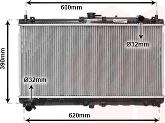 Van Wezel 27002138 - Radiatore, Raffreddamento motore www.autoricambi360.it