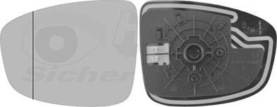 Van Wezel 2780837 - Vetro specchio, Specchio esterno www.autoricambi360.it