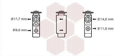 Van Wezel 74001048 - Valvola ad espansione, Climatizzatore www.autoricambi360.it