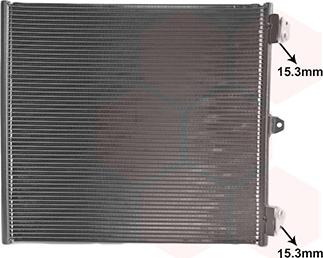 Van Wezel 74015707 - Condensatore, Climatizzatore www.autoricambi360.it