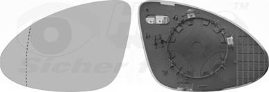 Van Wezel 7422837 - Vetro specchio, Specchio esterno www.autoricambi360.it