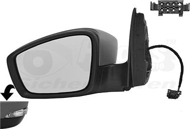Van Wezel 7618817 - Specchio retrovisore esterno www.autoricambi360.it