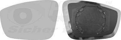 Van Wezel 7617831 - Vetro specchio, Specchio esterno www.autoricambi360.it