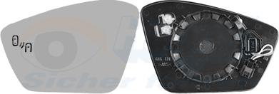 Van Wezel 7638835 - Vetro specchio, Specchio esterno www.autoricambi360.it