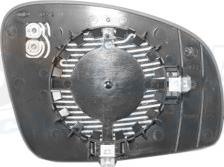 Van Wezel 7627838 - Vetro specchio, Specchio esterno www.autoricambi360.it
