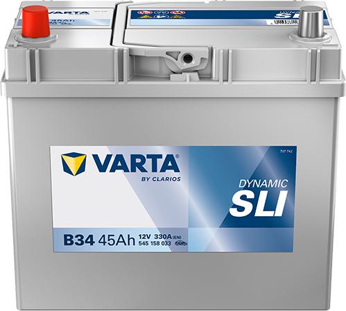 Varta 545158033K262 - Batteria avviamento www.autoricambi360.it