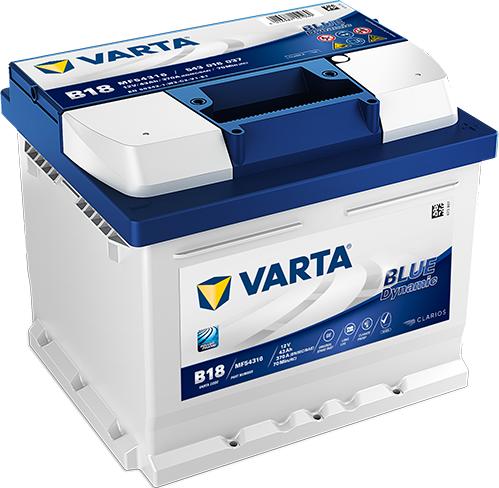Varta 543016037G502 - Batteria avviamento www.autoricambi360.it