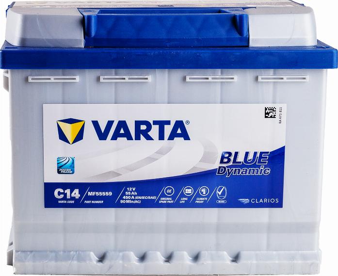 Varta 5564000483122 - Batteria avviamento www.autoricambi360.it