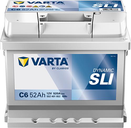 Varta 552401052K262 - Batteria avviamento www.autoricambi360.it