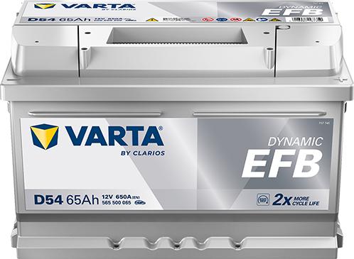 Varta 565500065K262 - Batteria avviamento www.autoricambi360.it