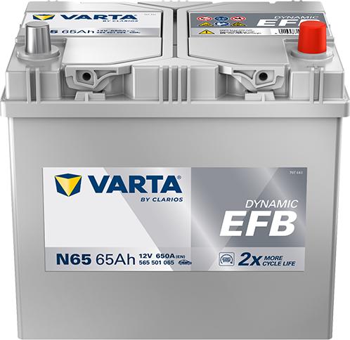 Varta 565501065K262 - Batteria avviamento www.autoricambi360.it