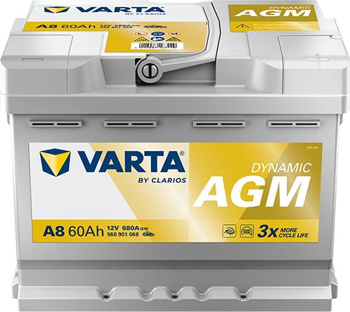 Varta 560901068K262 - Batteria avviamento www.autoricambi360.it