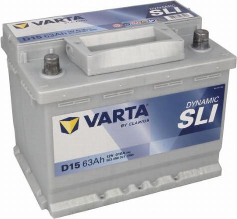 Varta 563400061K262 - Batteria avviamento www.autoricambi360.it