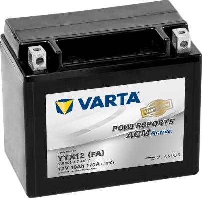 Varta 510909017A512 - Batteria avviamento www.autoricambi360.it