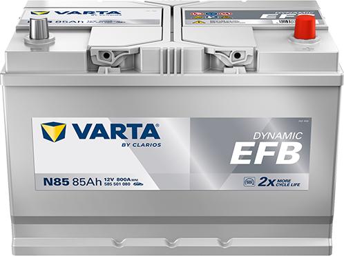Varta 585501080K262 - Batteria avviamento www.autoricambi360.it