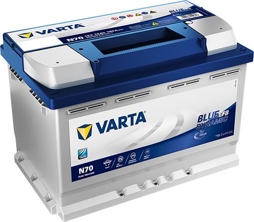 Varta 570500076G502 - Batteria avviamento www.autoricambi360.it