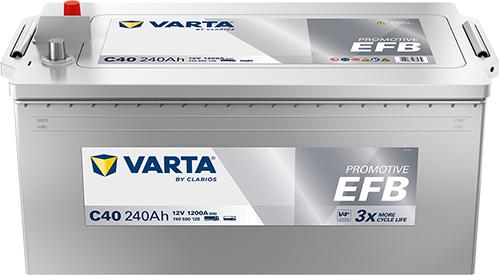 Varta 740500120K182 - Batteria avviamento www.autoricambi360.it