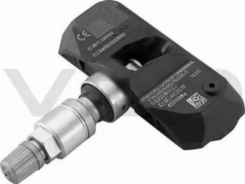 VDO S180014730Z - Sensore ruota, Press. gonf. pneumatici-Sistema controllo www.autoricambi360.it