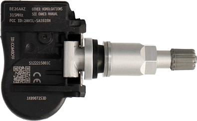 VEMA 750036 - Sensore ruota, Press. gonf. pneumatici-Sistema controllo www.autoricambi360.it
