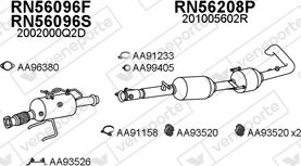 Veneporte 550821 - Impianto gas scarico www.autoricambi360.it