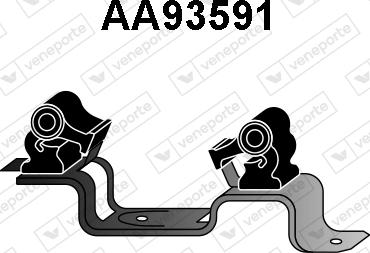 Veneporte AA93591 - Supporto, Silenziatore www.autoricambi360.it