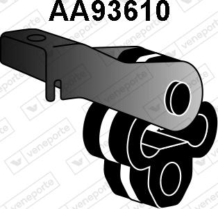 Veneporte AA93610 - Supporto, Silenziatore www.autoricambi360.it