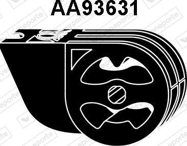 Veneporte AA93631 - Supporto, Silenziatore www.autoricambi360.it
