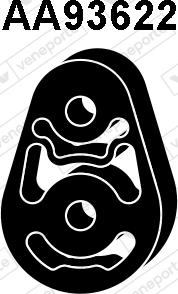 Veneporte AA93622 - Supporto, Silenziatore www.autoricambi360.it