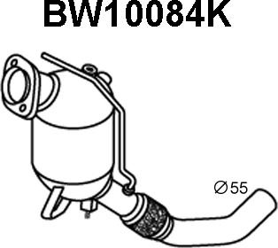 Veneporte BW10084K - Catalizzatore www.autoricambi360.it