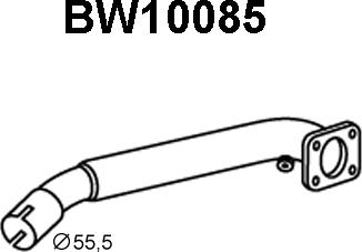 Veneporte BW10085 - Tubo gas scarico www.autoricambi360.it