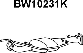 Veneporte BW10231K - Catalizzatore www.autoricambi360.it