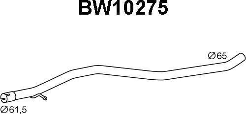 Veneporte BW10275 - Tubo gas scarico www.autoricambi360.it