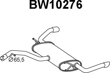 Veneporte BW10276 - Silenziatore posteriore www.autoricambi360.it