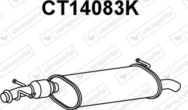 Veneporte CT14083K - Catalizzatore www.autoricambi360.it